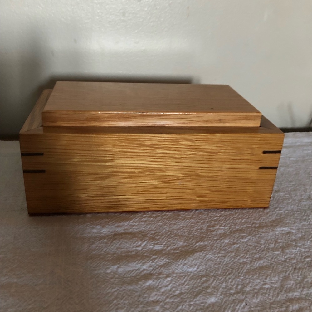 ⚡️Wood box w/lid